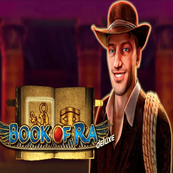 Enjoy Book of Ra Deluxe by Novomatic – logo hosted on wolfcasinoo.com