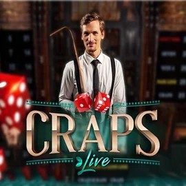Live Craps slot visual from Evolution available on wolfcasinoo.com