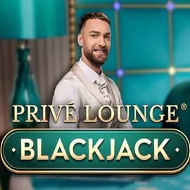 Privé Lounge Blackjack slot logo by Pragmatic Play at Wolf Casino